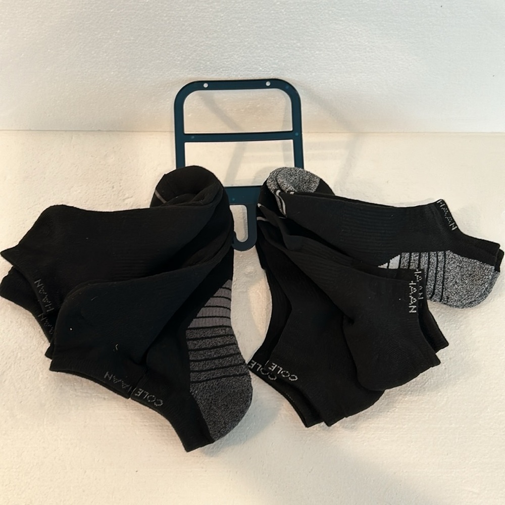 NWOT Mens Cole Haan ankle socks, 6 pack - Picture 4 of 6